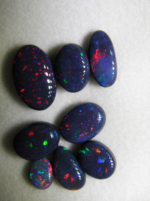 Best black opal from the Jet Black claim 