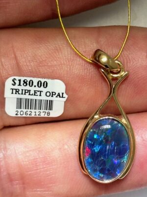 img_6971- triplet opal gold-plated silver pendant