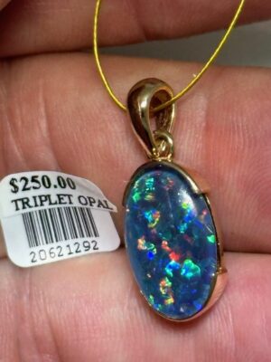 img_6982-triple opal gold plated silver pendant