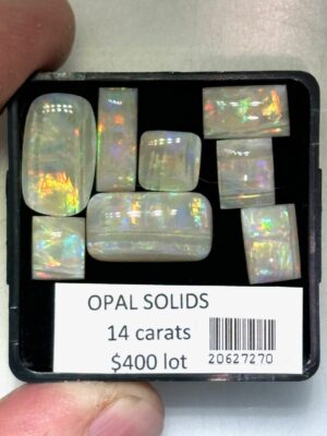 Opal Solid - 14 carat lot