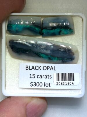 Black Opal -  15 carat lot